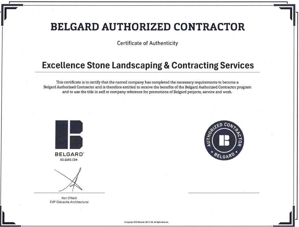 Belgard Certification